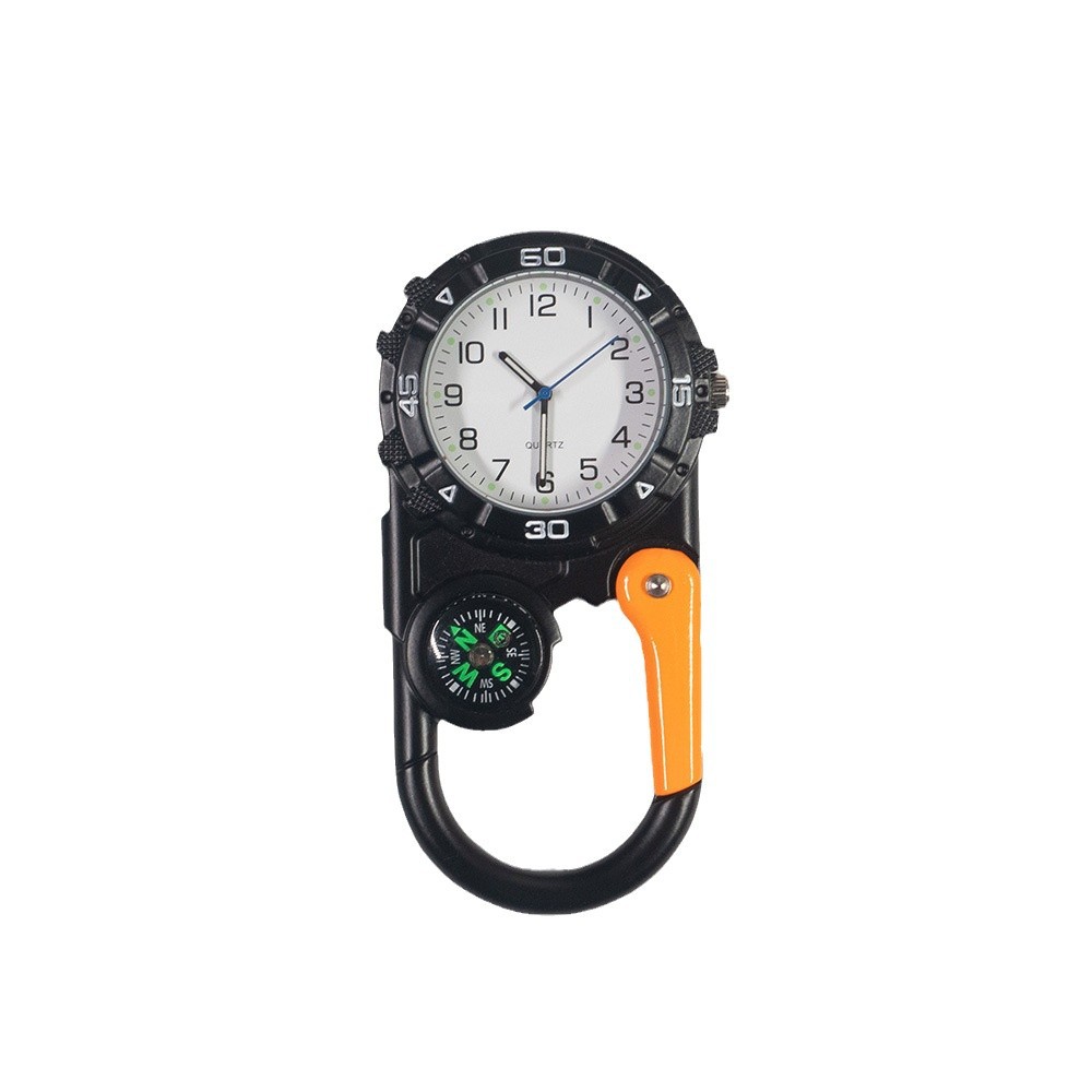 Moschettone con bussola per orologio da tasca 3 in 1
