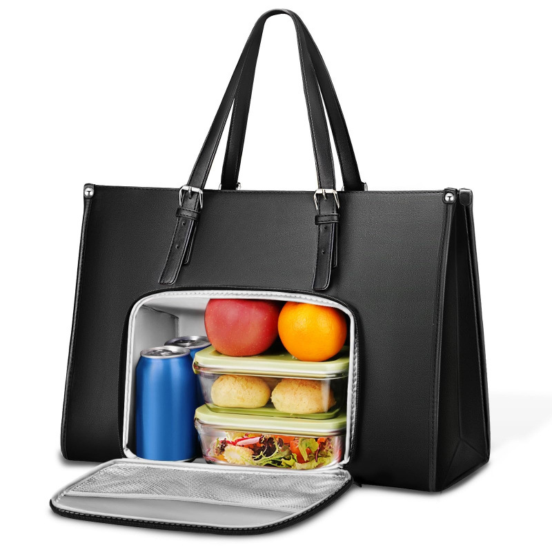 Borsa per computer con scompartimento per il pranzo isolato