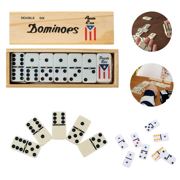 Set di sei tessere Domino doppie