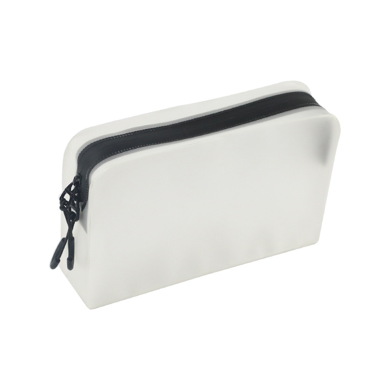 Borsa di lavaggio glassata a doppia cerniera