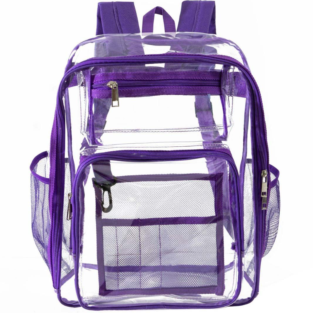 Zaini trasparenti in PVC pesante per la scuola