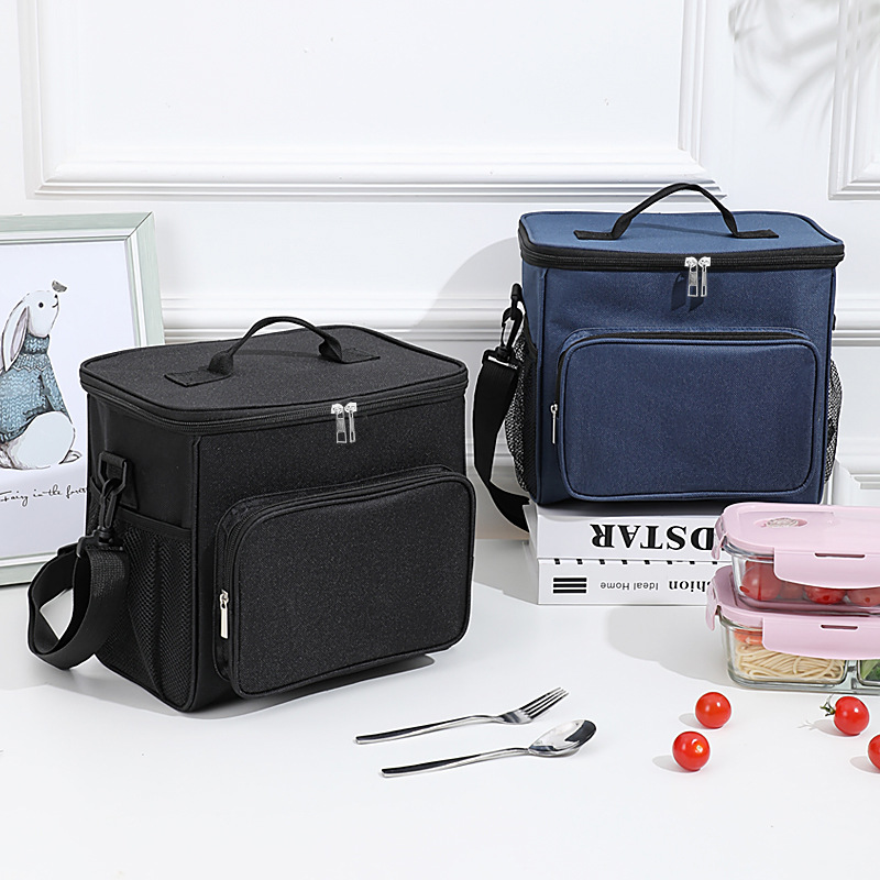 Borsa da pranzo riutilizzabile isolata con spalla regolabile