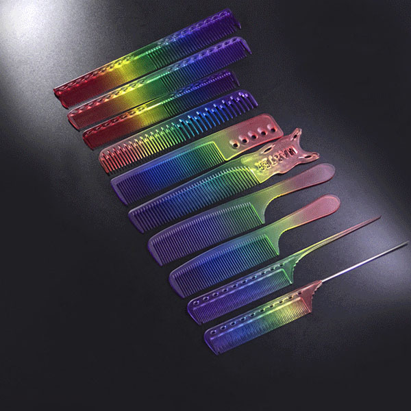 Set pettine per capelli arcobaleno