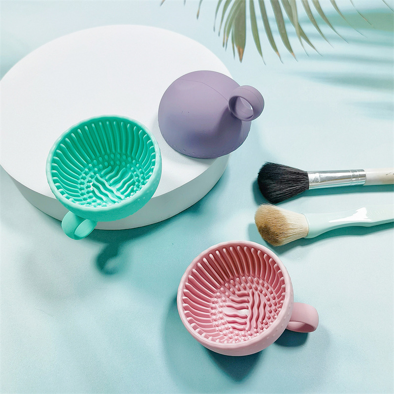 Detergente per pennelli cosmetici in silicone